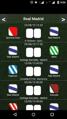 Table Spanish League 21/22 android App screenshot 1