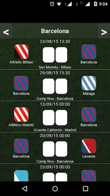 Table Spanish League 21/22 android App screenshot 2