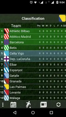 Table Spanish League 21/22 android App screenshot 4